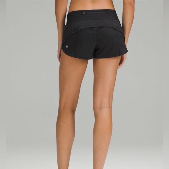 Lululemon Speed Up LR Short 2.5" *Lined size 10 Black NEW - Picture 2 of 8